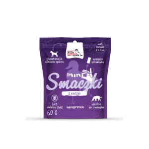 MINI smaczki dla psa z kaczki 60g | Syta Micha